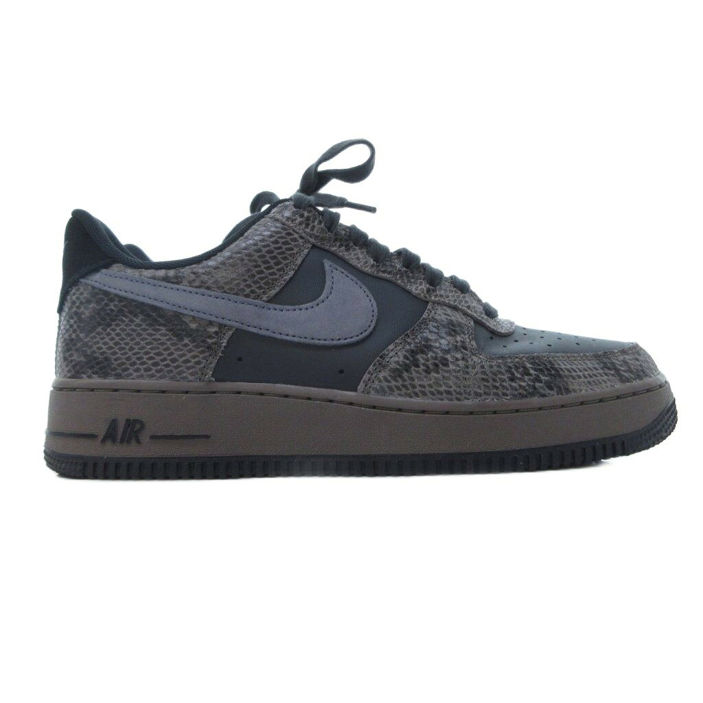 ナイキ NIKE AF1 エアフォースワン スニーカー パイソン柄 スウッシュ 茶 ブラウン 27 HF2898-001 /HW メンズ 260706