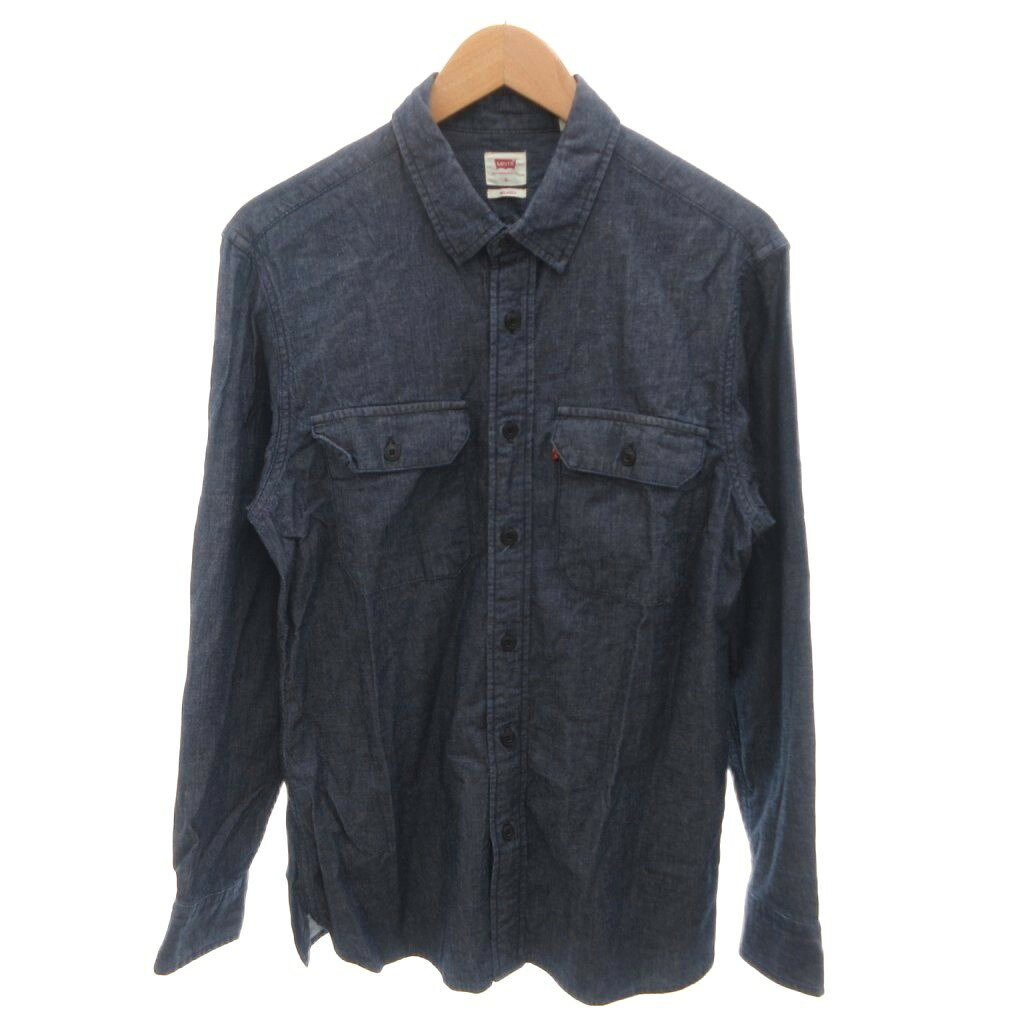 【中古】リーバイス Levi's 美品 シャツ デニム 長袖 S 紺 ネイビー /SJ ■AWS1 メンズ 【ベクトル 古着】 260929ブランドリーバイス Levi's表記サイズS実寸サイズ肩幅：46cm　身幅：55cm　着丈：75cm　袖丈：61cm　　素材本体 綿色紺 ネイビー状態使用感が少なく、かなり状態の良い商品です。 ※あくまでも中古品ですので掲載写真や記載内容をご確認いただき、ご理解の上ご購入ください。付属品替えボタン備考品番:PC9-19587-0153 株式会社リーバイ・ストラウスジャパン こちらのお品物は店舗で保管しておらず、店頭販売出来かねます。（※お取り寄せも出来かねます）」商品のお問い合わせの回答を休止しております。＊各商品ページの商品詳細等をご確認の上ご購入ください。【中古】リーバイス Levi's 美品 シャツ デニム 長袖 S 紺 ネイビー /SJ ■AWS1 メンズ 【ベクトル 古着】 260929状態ランク　”A”詳細については、下記および「状態ランクについて」ページをご覧ください。未使用・新品の商品ほぼ新品同様の商品使用感が少なく、かなり状態の良い商品使用感はあるが、傷や汚れの少ない商品使用感の他、傷や汚れが見られる商品かなり大きな傷みがある難あり商品※S〜CランクはUSED品となりますので、使用感をご理解の上でご入札下さい。状態ランクについてinformationブランドリーバイス Levi's表記サイズS実寸サイズ肩幅：46cm　身幅：55cm　着丈：75cm　袖丈：61cm　　素材本体 綿色紺 ネイビー状態使用感が少なく、かなり状態の良い商品です。 ※あくまでも中古品ですので掲載写真や記載内容をご確認いただき、ご理解の上ご購入ください。付属品替えボタン備考品番:PC9-19587-0153 株式会社リーバイ・ストラウスジャパン こちらのお品物は店舗で保管しておらず、店頭販売出来かねます。（※お取り寄せも出来かねます）」商品のお問い合わせの回答を休止しております。＊各商品ページの商品詳細等をご確認の上ご購入ください。本商品は一点物です他サイトや店舗にて販売している商品です。多少のお時間差にて欠品になることもございます。予めご了承頂ますようお願い致します。ベクトル・サイズガイドはこちらこの商品と同じブランドの商品を見る