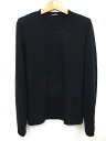 トリココムデギャルソン tricot COMME des GARCONS ウール ニット プルオーバー カットソー クルーネック 長袖 ネイビー紺 170924YK レディース 【中古】【ベクトル 古着】 170924 ブランド古着ベクトルプレミアム店