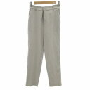 【中古】ミッシェルクラン MICHEL KLEIN スラックス パンツ ストレート 36 S グレー /HD 0815 ■GY31 レディース 【ベクトル 古着】 240815(4)
