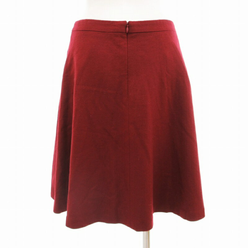 ブランド古着ベクトルプレミアム店の【中古】トータリテ Totalite 美品 フレアスカート ひざ丈 ウール 38 M ボルドー えんじ /TZ 1026 ■GY09 レディース 【ベクトル 古着】 241026｜アングル2