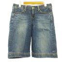 【中古】リーバイス Levi's デニムショーツ ジーンズ ハーフパンツ 青 ブルー 27 ■GY09 レディース 【ベクトル 古着】 241025