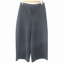 【中古】ロートレアモン LAUTREAMONT ワイド スラックス パンツ ストレッチ 38 紺 ネイビー 0207 ■GY09 レディース 【ベクトル 古着】 250207(4)