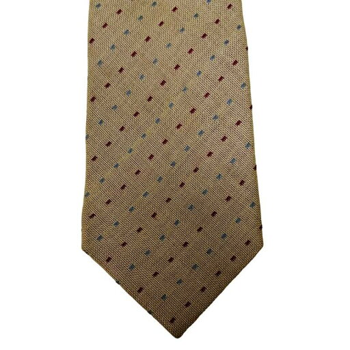 【中古】ダーバン DURBAN 総柄 ネクタイ ドット レギュラータイ ベージュ ■GY09 メンズ 【ベクトル 古着】 241112 【中古】ダーバン DURBAN 総柄 ネクタイ ドット レギュラータイ ベージュ ■GY09 メンズ 【ベクトル 古着】 241112
