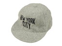 【中古】cooperstown ball cap クーパーズタウン ベースボールキャップ USA製 7 1/4 グレー 刺繍 帽子 ヘッドウェア メンズ 【ベク...