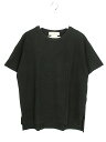【中古】レミレリーフ REMI RELIEF 半袖 カットソー F ブラック Tシャツ 無地 トップス レディース 【ベクトル 古着】 240810