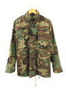 【中古】ヴィンテージ VINTAGE 80s U.S.ARMY M-65 フィールドジャケット ウッドランドカモ 迷彩 XS-R メンズ 【ベクトル 古着】 2...