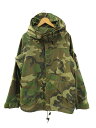 【中古】ヴィンテージ VINTAGE U.S.ARMY 80s ECWCSパーカー ゴアテックス ウッドランドカモ 迷彩 S-R メンズ 【ベクトル 古着】 2...