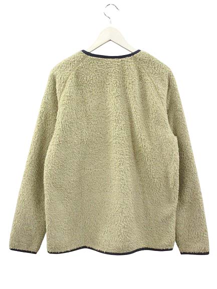 【中古】パタゴニア Patagonia Los Gatos Fleece Crew 25895FA21 ロス ガトス クルー フリース L アイボリー 長袖 トップス メンズ 【ベクトル 古着】 250303