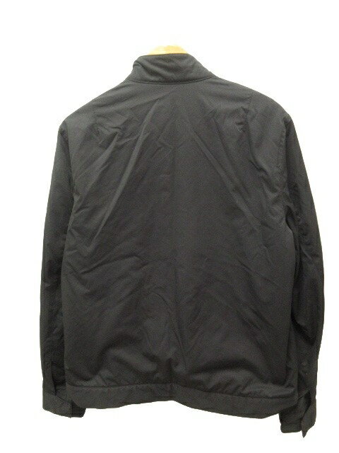 【中古】バナナリパブリック BANANA REPUBLIC スタンドカラー ジャケット M 黒 ブラック アウター メンズ 【ベクトル 古着】 250321