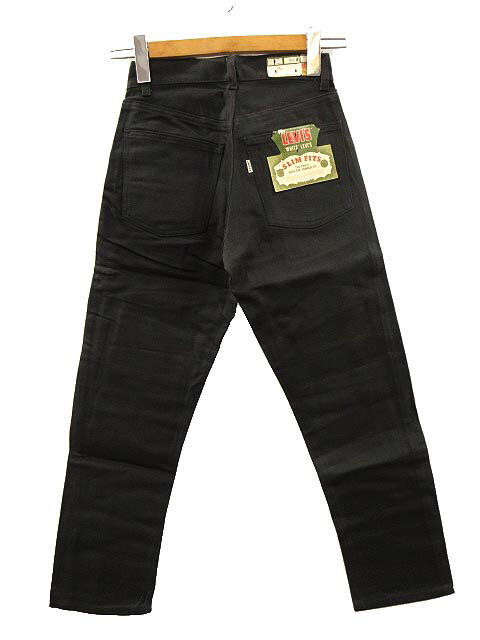【中古】未使用品 リーバイス Levi's デッドストック 60s 518 1059 ブラック カツラギ パンツ 白タブ ビッグE スリムフィット ヴィンテージ...