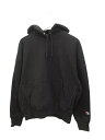 【中古】未使用品 チャンピオン CHAMPION スウェット パーカー プルオーバー フーディー PULLOVER HOODIE S 黒 ブラック 長袖 トップス メンズ 【ベクトル 古着】 250331(4)