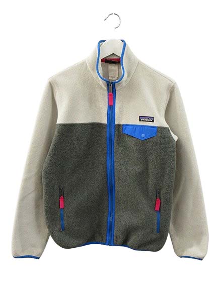 【中古】パタゴニア Patagonia SYNCHILLA シンチラ 25485FA14 フリースジャケット ジップアップ S グレー レディース 【ベクトル 古着】 250330
