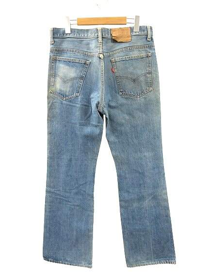 【中古】リーバイス Levi's 70s 517 デニムパンツ ジーンズ 66前期 ブーツカット ヴィンテージ ブルー W33 メンズ 【ベクトル 古着】 250416