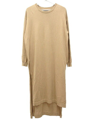 【中古】アダワス ADAWAS KNIT TUNIC ニット チュニック 38 ベージュ コットン 綿 スリット レディース 【ベクトル 古着】 250420 【中古】アダワス ADAWAS KNIT TUNIC ニット チュニック 38 ベージュ コットン 綿 スリット レディース 【ベクトル 古着】 250420