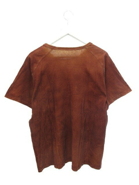 【中古】ナイジェルケーボン NIGEL CABOURN 半袖 Tシャツ カットソー 50 レッド系 トップス メンズ 【ベクトル 古着】 250505