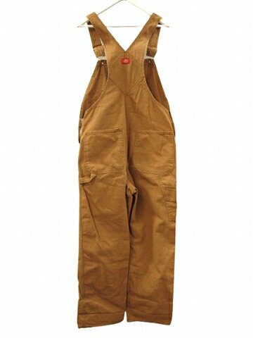【中古】ディッキーズ Dickies ダックオーバーオール ワークウェア ブラウン メンズ 【ベクトル 古着】 250516