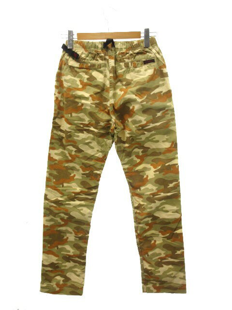 【中古】グラミチ GRAMICCI カモフラージュ ニューナローパンツ CAMO NN-PANTS GMP-15F003 S ブラウン系 ベージュ系 迷彩 ボトムス メンズ 【ベクトル 古着】 250522