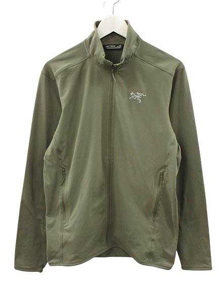 【中古】アークテリクス ARC'TERYX KYANITE LT JACKET 25152 カイヤナイト LT ジャケット S カーキグリーン ジップアップ アウター ☆AA★ メンズ 【ベクトル 古着】 250528