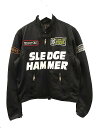 【中古】イエローコーン YELLOW CORN ライダース メッシュジャケット バイク ライディング ブラック M メンズ 【ベクトル 古着】 250603