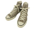 【中古】コンバース CONVERSE スニーカー オールスター US ハイ ALL STAR HI ウォームストーン ベージュ 25cm 靴 シューズ レディー...