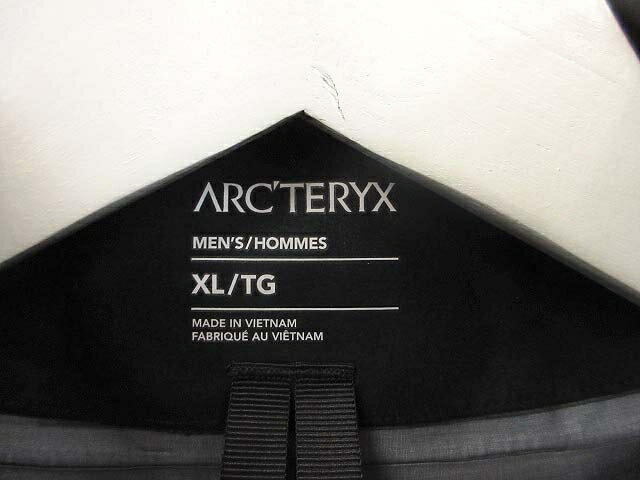 【中古】アークテリクス ARC'TERYX BETA AR JACKET X000007339 ベータ AR ジャケット XL ブラック ジップアップ ブルゾン アウター ☆AA★ メンズ 【ベクトル 古着】 250615