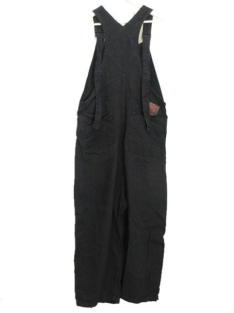 【中古】クラシカ KLASICA リネン オーバーオール 3 ブラック 黒 オールインワン パンツ 麻 メンズ レディース 【ベクトル 古着】 250725