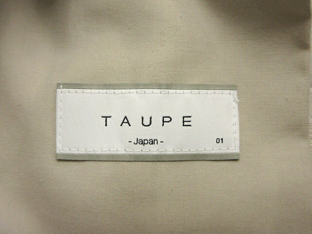 【中古】TAUPE トープ SWITCH CREASE FLARE SLACKS スウィッチクリースフレアスラックス 01 ライトベージュ系 ボトムス メンズ 【ベクトル 古着】 250822