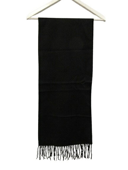 【中古】The SAVILE ROW COMPANY マフラー カシミヤ ブラック 黒 メンズ 【ベクトル 古着】 250830