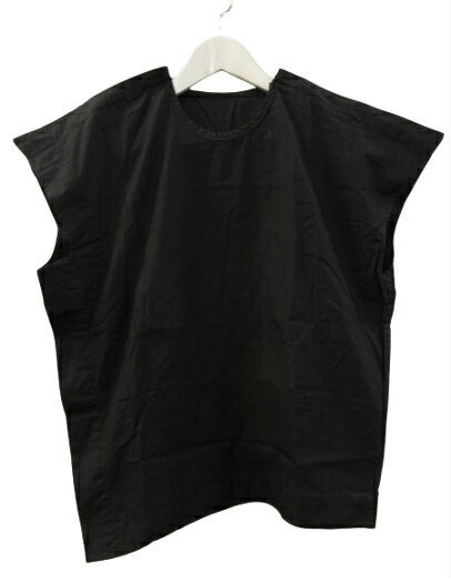 【中古】JNBY ジェイエヌビーワイ ブラウス ノースリーブ カットソー ブラック 黒 綿 コットン センソユニコ 38 M トップス レディース 【ベクトル 古着】 250902(4)