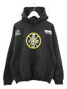 【中古】ネイバーフッド NEIGHBORHOOD × Billionaire Boys Club ビリオネアボーイズクラブ ロゴプリント プルオーバー パーカー L 黒 ブラック フーディー 長袖 トップス ☆AA★ メンズ 【ベクトル 古着】 250916|詳細画像