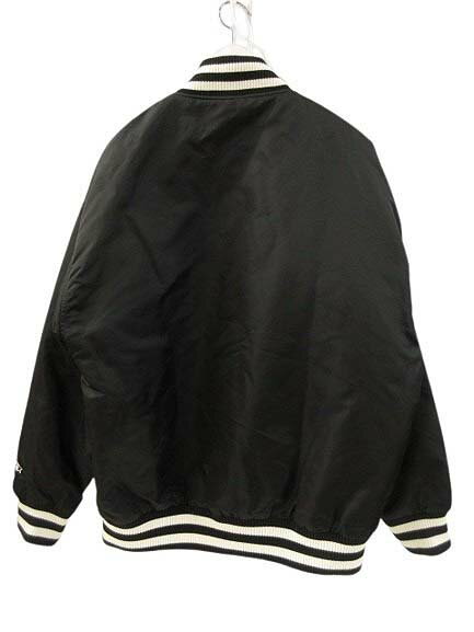 【中古】スターター STARTER ナイロンスタジャン ブルゾン ワッペン ブラック 黒 XL メンズ 【ベクトル 古着】 251017