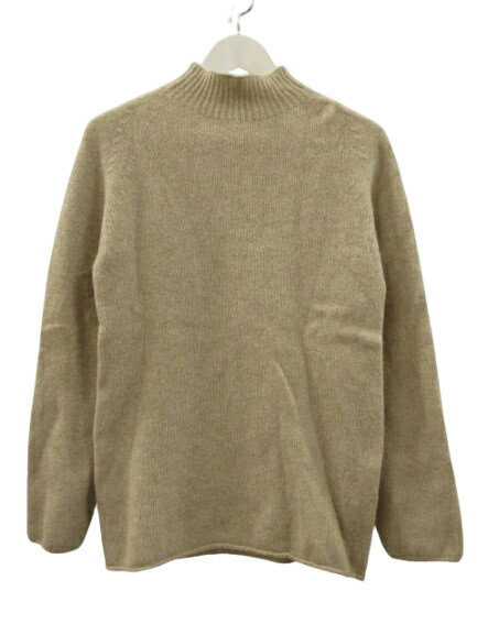 【中古】NOR'EASTERLY ノアイースターリー ニット 長袖 ハイネック ベージュ ウール 36 トップス レデ..