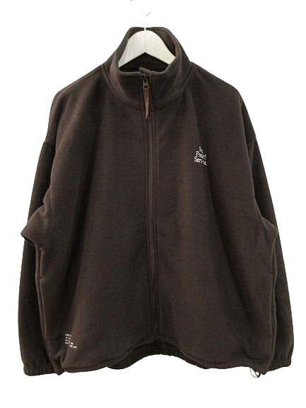 フレッシュサービス　fresh service フリース トラックスーツ ジャケットのみ ダークブラウン M FSR253-60230 メンズ  260201