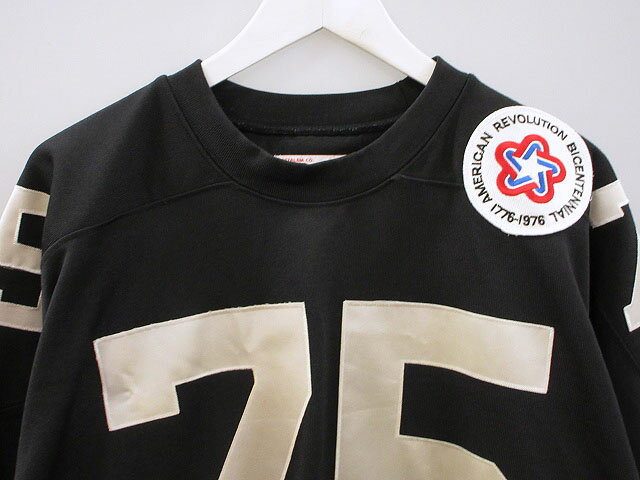 ����šۥߥå�����&�ͥ� MITCHELL&NESS �ԥåĥС��� ���ƥ��顼�� 75 ���硼���꡼�� �եåȥܡ��� ���㡼�� �֥�å� 52 ��� �ڥ٥��ȥ� ����� 260404