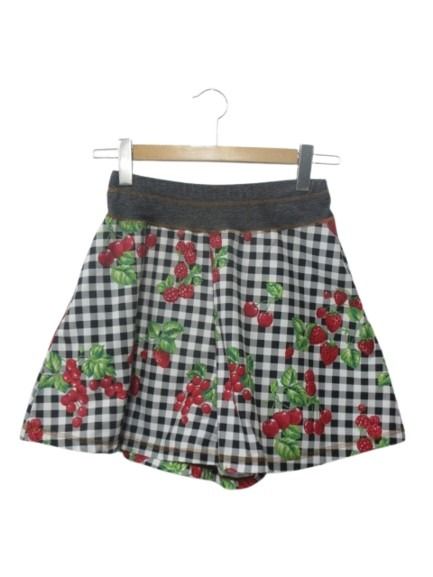乐天商城 - 【中古】ミルク MILK Red Garden キュロット パンツ ギンガムチェック プリント ショートパンツ ショーツ マルチカラー ボトムス レディース 【ベクトル 古着】 260414