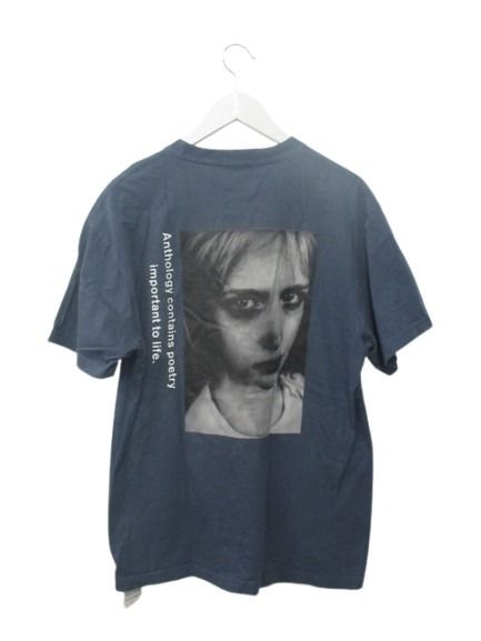 ANTHOLOGY T-Shirt L Camiseta de mediana mano impreso Navi Tops Men 260414 — vista 2