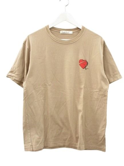 アンダーカバー UNDERCOVER TEE HEARBREAKAHOLIC Tシャツ 1 プリント モカ 半袖 カットソー トップス メンズ レディース  260417