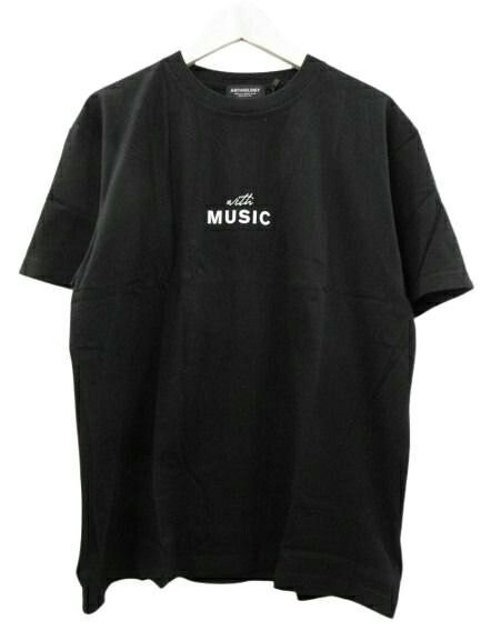 未使用品 アンソロジー ANTHOLOGY 25SS プリントTシャツ with MUSIC ブラック 黒 L メンズ  260603
