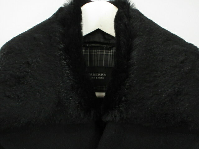 中古 バーバリーブラックレーベル BURBERRY BLACK LABEL ピーコート ファー付き 2way M ネイビー 紺 vectorpremium-19187661 ブランド古着ベクトルプレミアム店 サンプル画像3