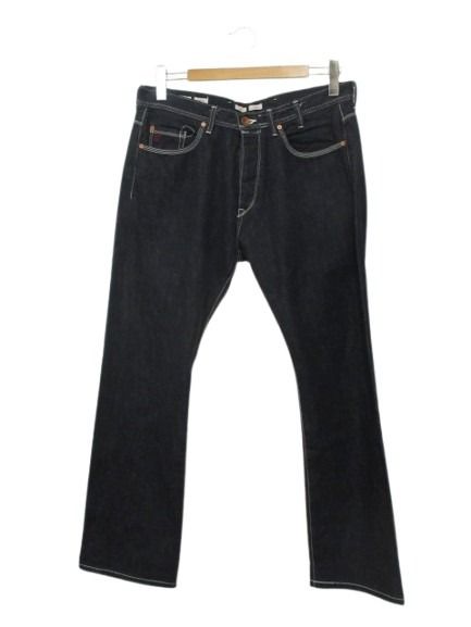 [Used] RED EAR PAUL SMITH RED DEVIL Denim Jeans, Size 34, Straight Fit, Indigo Blue, Men's Bottoms [Vector Used Clothing] 260701