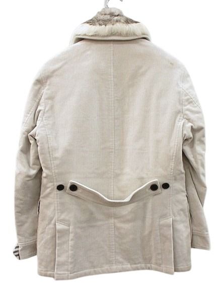 中古 バーバリーブラックレーベル BURBERRY BLACK LABEL コーデュロイ 中綿 コート M グレー系 ラビットフ vectorpremium-19235627 ブランド古着ベクトルプレミアム店 サンプル画像2