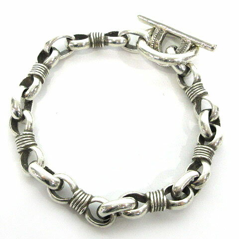 【中古】ラリースミス LARRY SMITH ラッキーチェーン ブレスレット LUCK CHAIN BRACELET 925 シルバー アクセサリー メンズ 【ベクトル 古着】 240508