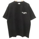 【中古】未使用品 ブエナビスタ BUENA VISTA 24ss タグ付き ぶっちぎりBV tee Tシャツ 半袖 クルーネック カットソー M 黒 ブラック メンズ 【ベクトル 古着】 241229(4)