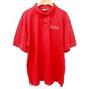【中古】CLIQUE ポロシャツ 半袖 やや薄手 XXL TTG 大きいサイズ 赤 レッド A0213 メンズ 【ベクトル 古着】 250213(4)