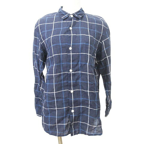 【中古】アーバンリサーチ URBAN RESEARCH 美品 3点 セット おまとめ ニット ベスト ワンピース チェックシャツ M〜Lサイズ 紺 ネイビー ベージュ レディース 【ベクトル 古着】 250223