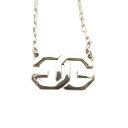 【中古】ジバンシィ GIVENCHY チェーンネックレス メッキ チャーム 銀色 シルバーカラー ☆AA★ レディース 【ベクトル 古着】 250304