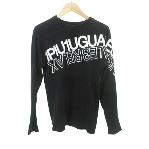 【中古】ウノピュウノウグァーレトレ リラックス 1PIU1UGUALE3 RELAX 美品 ロゴプリント Tシャツ 長袖 カットソー トップス Sサイズ 黒 ブラック メンズ 【ベクトル 古着】 250506 【中古】ウノピュウノウグァーレトレ リラックス 1PIU1UGUALE3 RELAX 美品 ロゴプリント Tシャツ 長袖 カットソー トップス Sサイズ 黒 ブラック メンズ 【ベクトル 古着】 250506