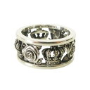 【中古】ジャスティンデイビス Justin Davis MY LOVE RING マイラブリング 指輪 925 銀 王冠 クラウン バラ ローズ シルバー アクセサリー 14号 ☆AA★ メンズ レディース 【ベクトル 古着】 250608