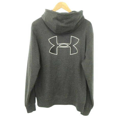 【中古】アンダーアーマー UNDER ARMOUR ジップパーカー 長袖 パックプリント ロゴ 厚手 Mサイズ グレー メンズ 【ベクトル 古着】 250616 【中古】アンダーアーマー UNDER ARMOUR ジップパーカー 長袖 パックプリント ロゴ 厚手 Mサイズ グレー メンズ 【ベクトル 古着】 250616